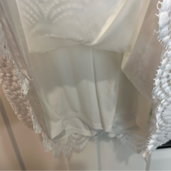 Lilly Pulitzer Parigi Skort‎ Romper Resort White Scalloped Lace Size Medium NWT! - Picture 4 of 11